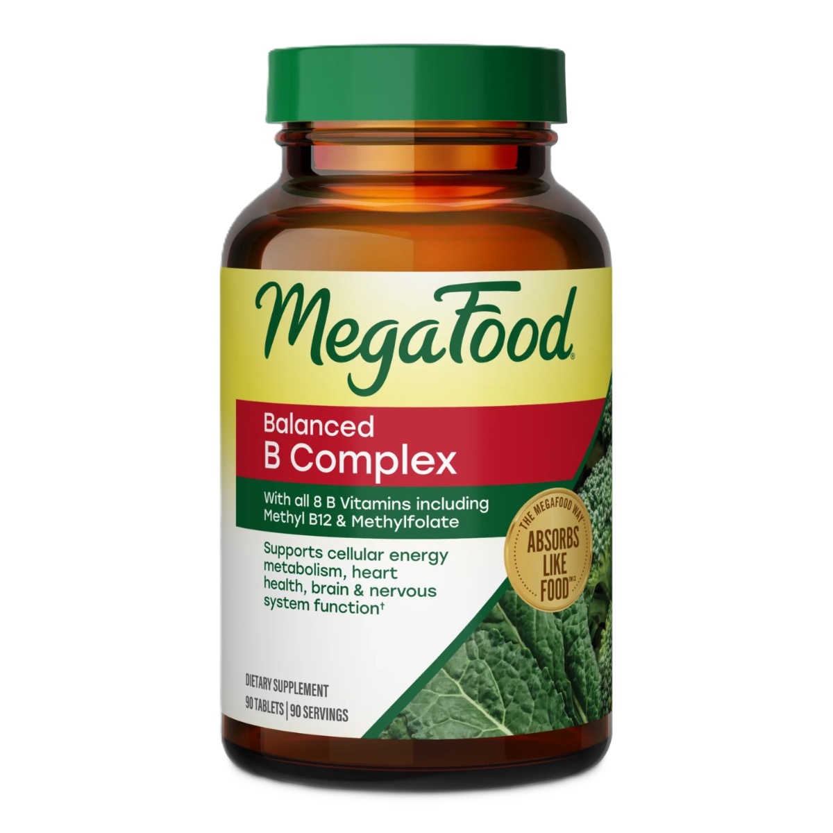 MegaFood Balanced B Complex 90 tablets