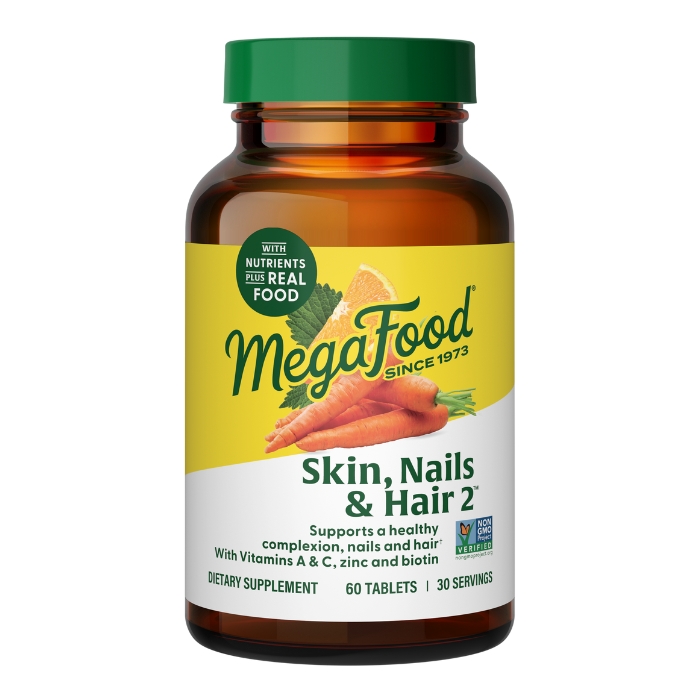 MegaFood Skin, Nails, & Hair 2 60 tablets