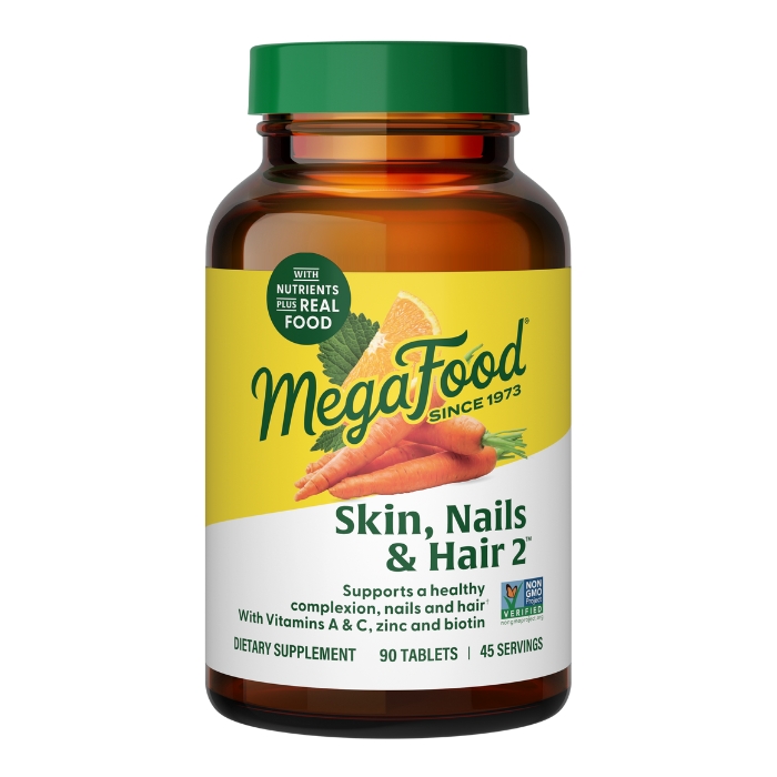 MegaFood Skin, Nails, & Hair 2 90 tablets
