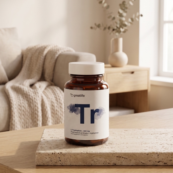 L-Tryptophan – 400 mg (Tryptophan)