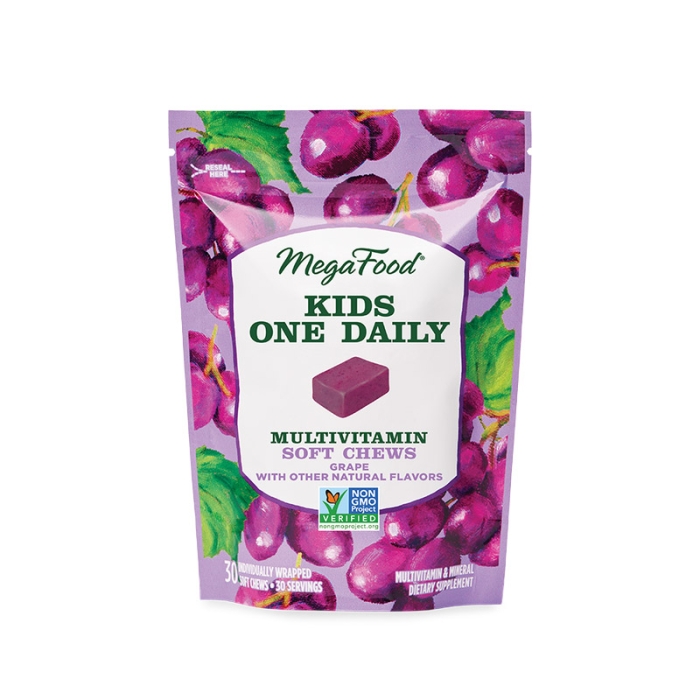 Kids One Daily Multivitamin Soft Chews - Grape Flavor