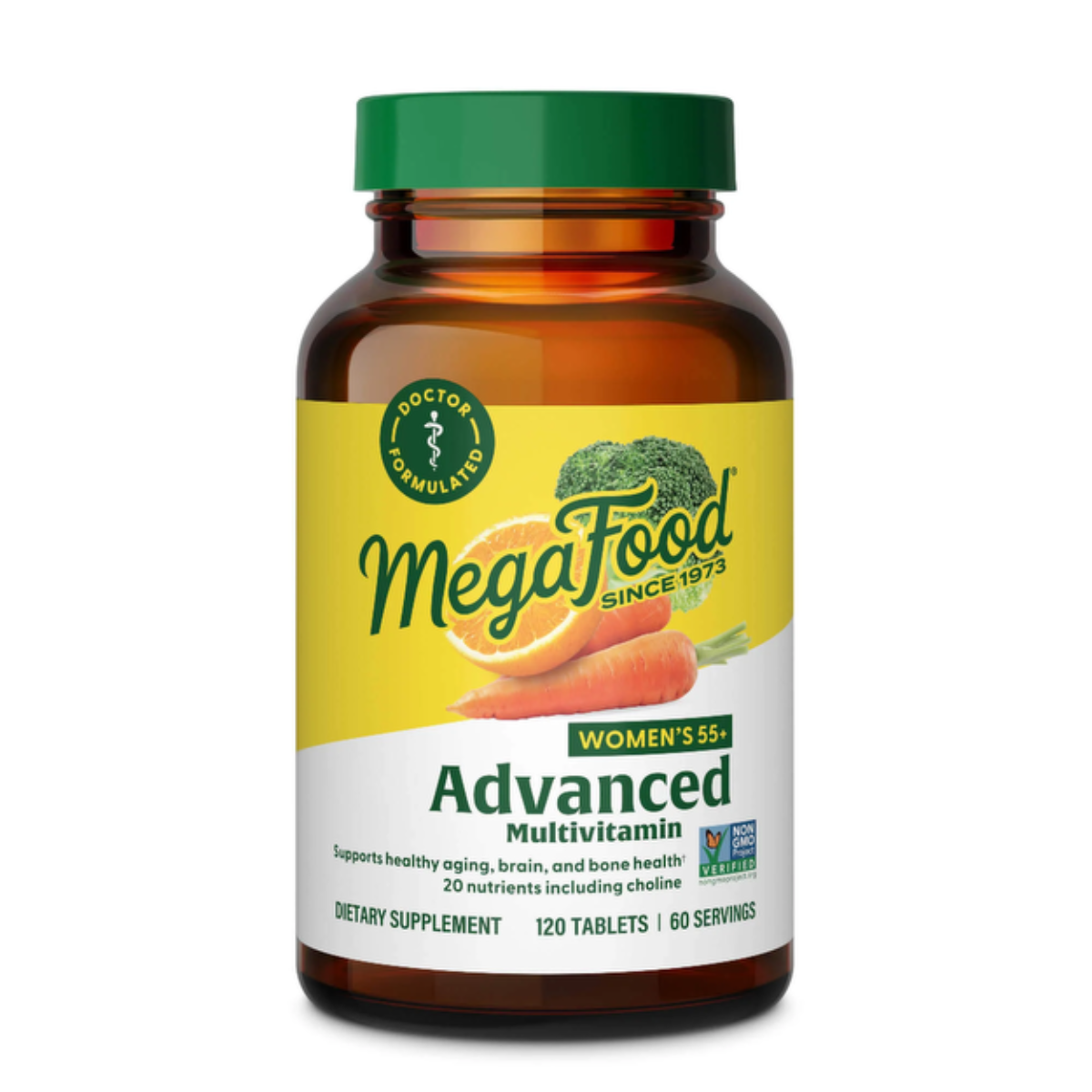 MegaFood Women's 55+ Advanced Multivitamin 120 tablets